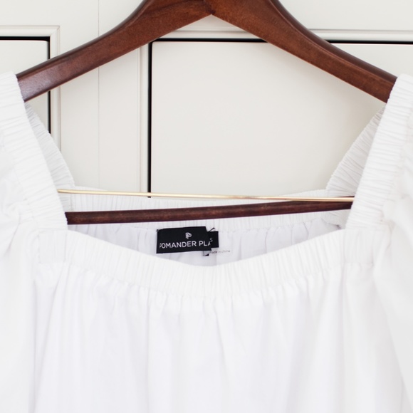 Tuckernuck Pomander Place White Halile Tiered Dress Size Small NWOT - Picture 7 of 12